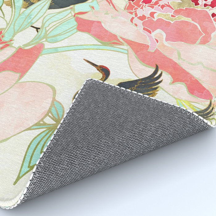Floral Cranes Rug Gallery Image 4