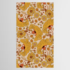 70s Floral Pattern Tablecloth Gallery Image 2