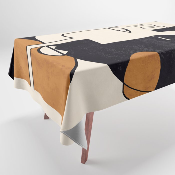 Abstract Face 55 Tablecloth Gallery Image 1