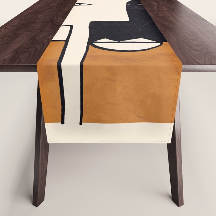 Abstract Face 55 Table Runner Gallery Image 1