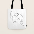 Reading Naked Tote Bag Gallery Image 1