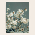 Cherry Blossom Painting Japanese Wall Art Floral Print Wabi Sabi Art Sage Green Poster japandi Art Poster Gallery Image 4