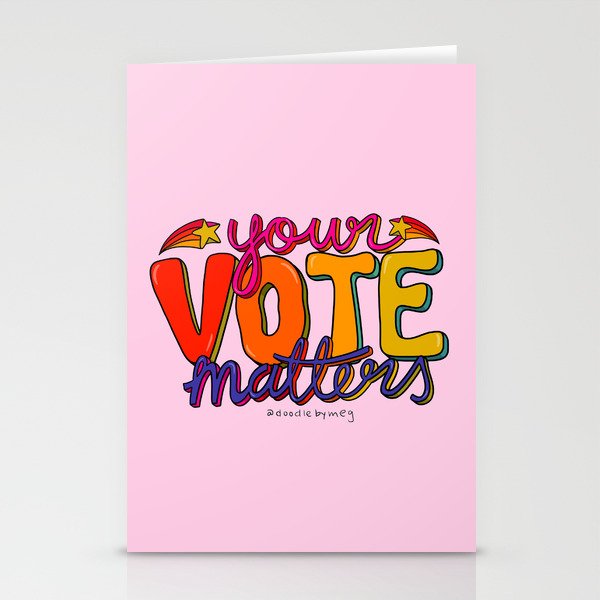 Your Vote Matters Stationery Card Gallery Image 2