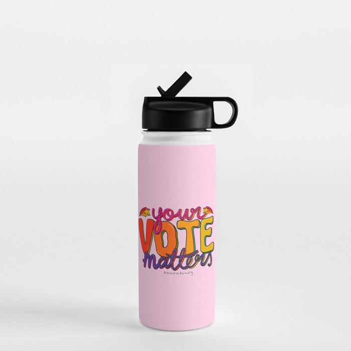 Your Vote Matters Water Bottle Gallery Image 1