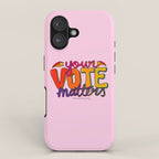 Your Vote Matters iPhone Case Gallery Image 1