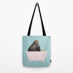 Gorilla in Bathtub Tote Bag Gallery Image 2