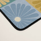 Retro Flowers Check Pattern XX Desk Mat Gallery Image 4