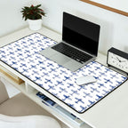 Blue Watercolor Airplanes Desk Mat Gallery Image 2
