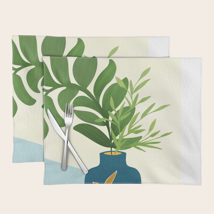 Vintage Window Garden / Botanical Illustration Placemat Gallery Image 1