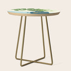 Vintage Window Garden / Botanical Illustration Side Table Gallery Image 1
