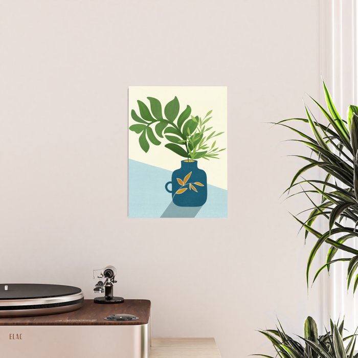 Vintage Window Garden / Botanical Illustration Poster Gallery Image 2