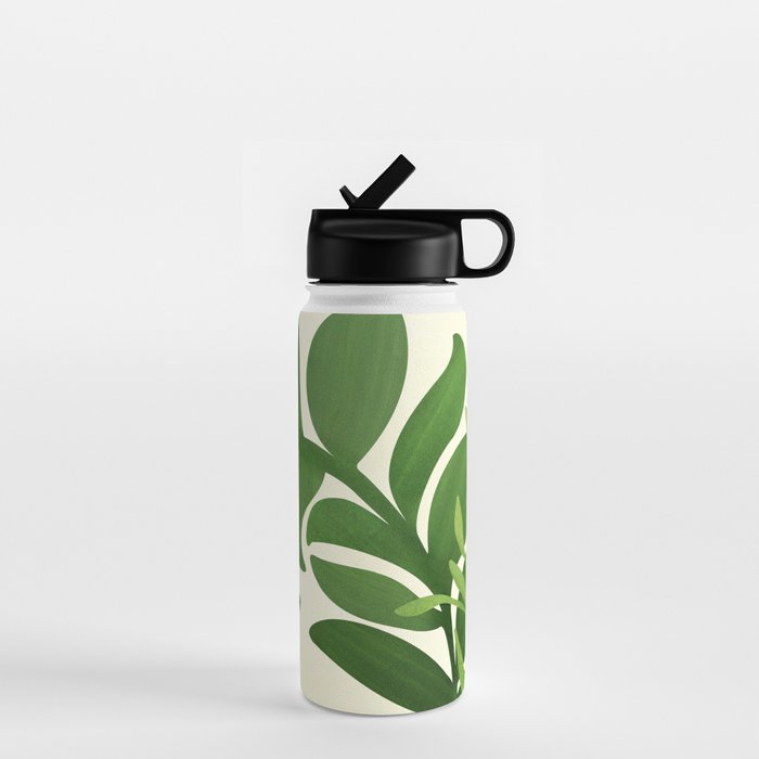 Vintage Window Garden / Botanical Illustration Water Bottle Gallery Image 1