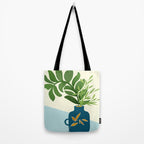 Vintage Window Garden / Botanical Illustration Tote Bag Gallery Image 2