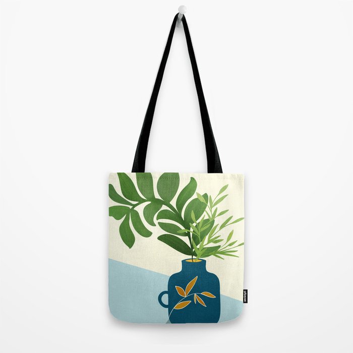 Vintage Window Garden / Botanical Illustration Tote Bag Gallery Image 2