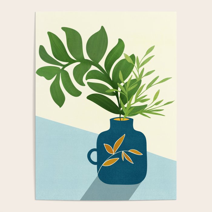 Vintage Window Garden / Botanical Illustration Poster Gallery Image 4