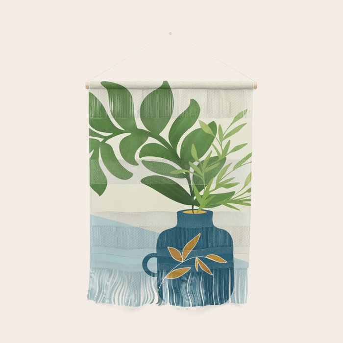 Vintage Window Garden / Botanical Illustration Wall Hanging Gallery Image 1