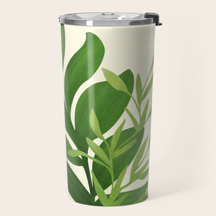 Vintage Window Garden / Botanical Illustration Travel Mug Gallery Image 2