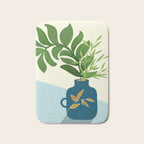 Vintage Window Garden / Botanical Illustration Bath Mat Gallery Image 1