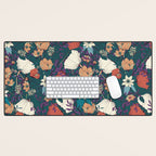 Botanical pattern 008 Desk Mat Gallery Image 1