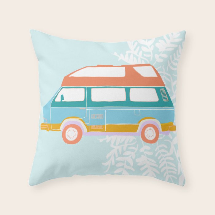 Jade - Van Life Series Throw Pillow Gallery Image 6