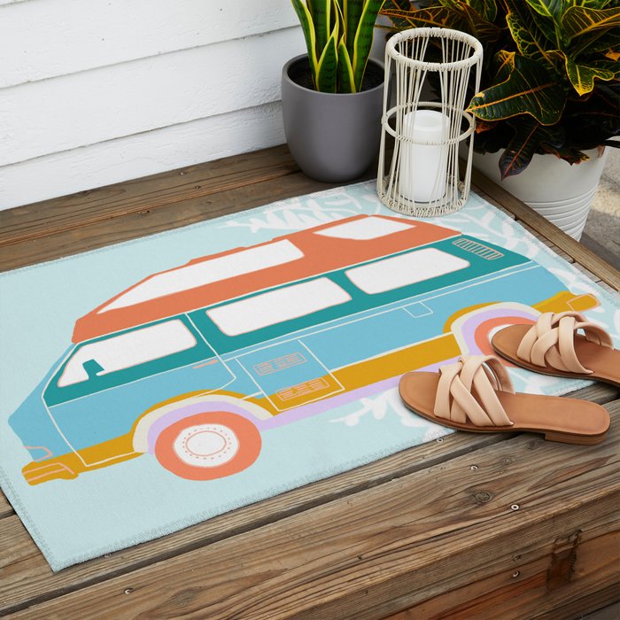 Jade - Van Life Series Outdoor Rug Gallery Image 2
