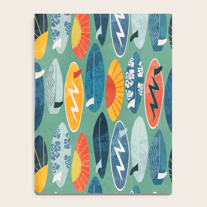 Surfboard green  Notebook Gallery Image 4