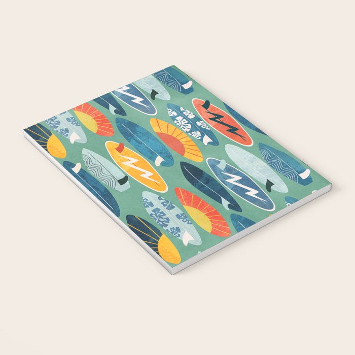 Surfboard green  Notebook Gallery Image 3