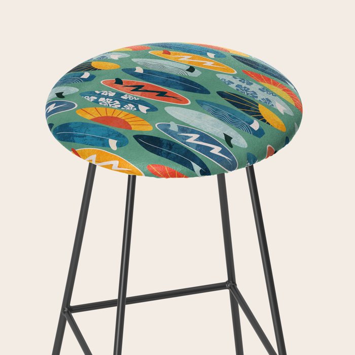 Surfboard green  Stool Gallery Image 2