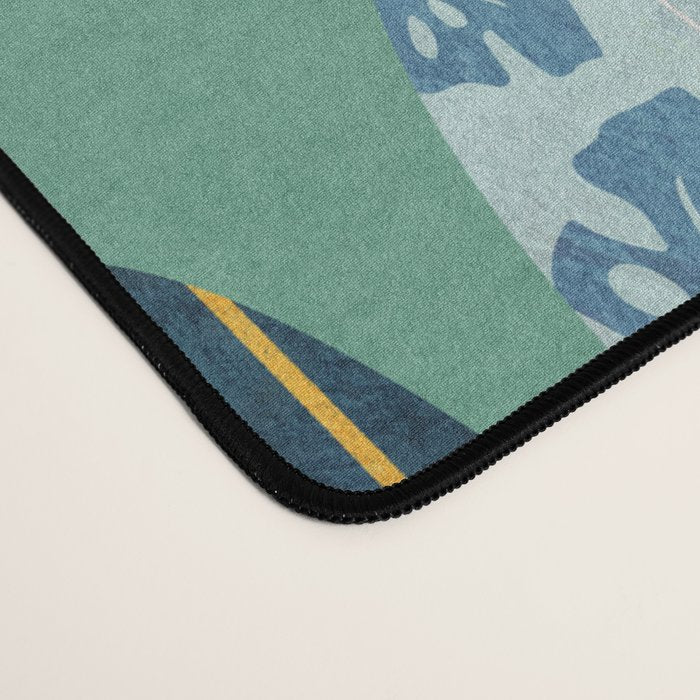 Surfboard green  Desk Mat Gallery Image 4