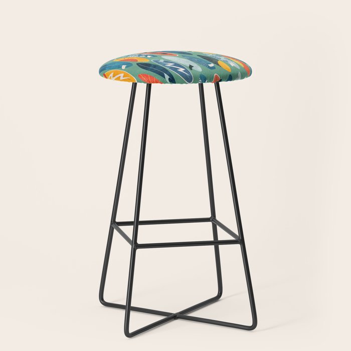 Surfboard green  Stool Gallery Image 1
