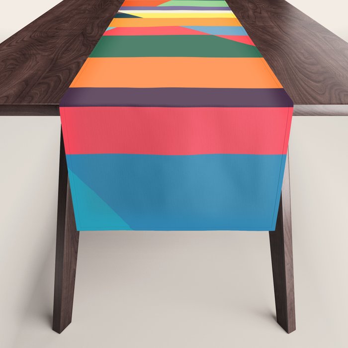 The hills run to infinity Table Runner Gallery Image 1
