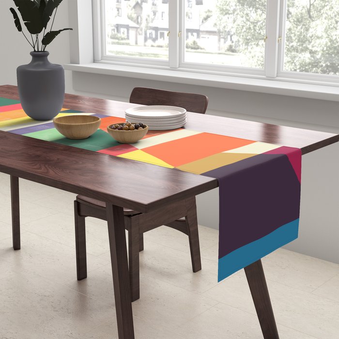The hills run to infinity Table Runner Gallery Image 2