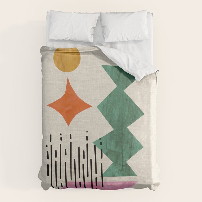 Midcentury Float Duvet Cover Gallery Image 6