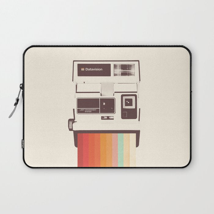 Instant Camera Rainbow Laptop Sleeve Gallery Image 1