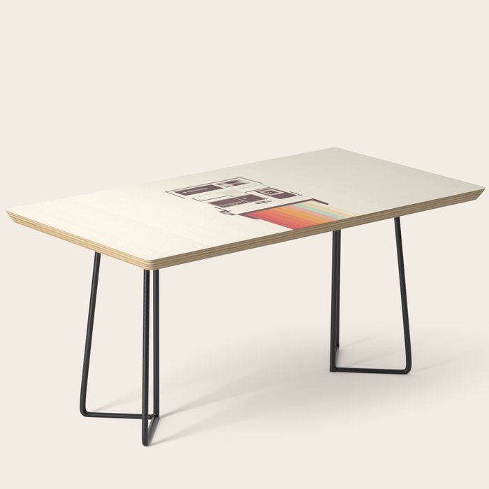 Instant Camera Rainbow Coffee Table Gallery Image 1