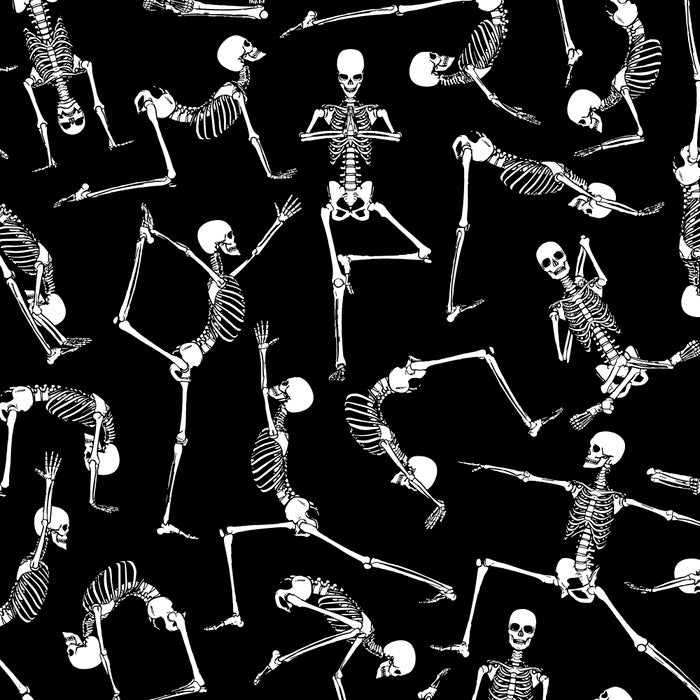 Yoga Skeleton Meditating Yogi Zen Poses Halloween Pattern Coffee Mug Gallery Image 2