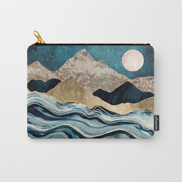 Indigo Sea Carry All Pouch Gallery Image 1