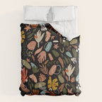 Abstract shapes of dark modern nature Comforter Gallery Image 6