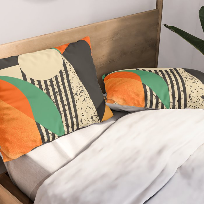 Orange Blossom With Positive Energies Pillow Sham Gallery Image 2