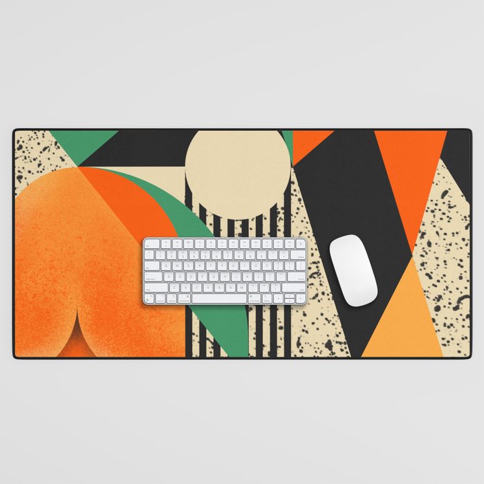 Orange Blossom With Positive Energies Desk Mat Gallery Image 1