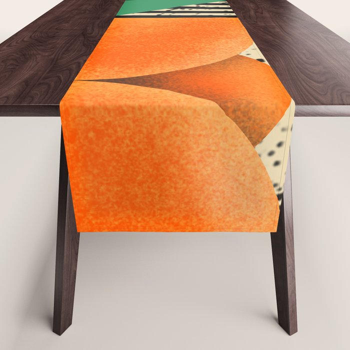 Orange Blossom With Positive Energies Table Runner Gallery Image 1