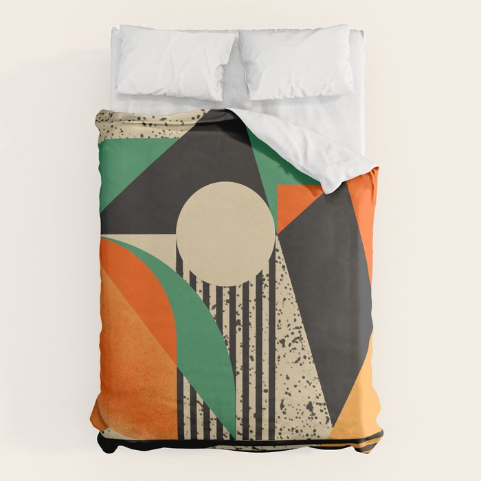 Orange Blossom With Positive Energies Duvet Cover Gallery Image 6