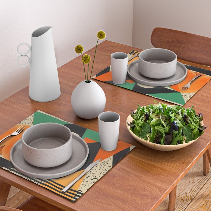 Orange Blossom With Positive Energies Placemat Gallery Image 2