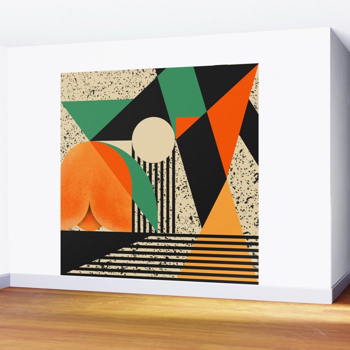 Orange Blossom With Positive Energies Wall Mural Gallery Image 2