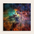 Lagoon Nebula Wood Wall Art Gallery Image 1