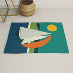 mid century sails Rug Gallery Image 1