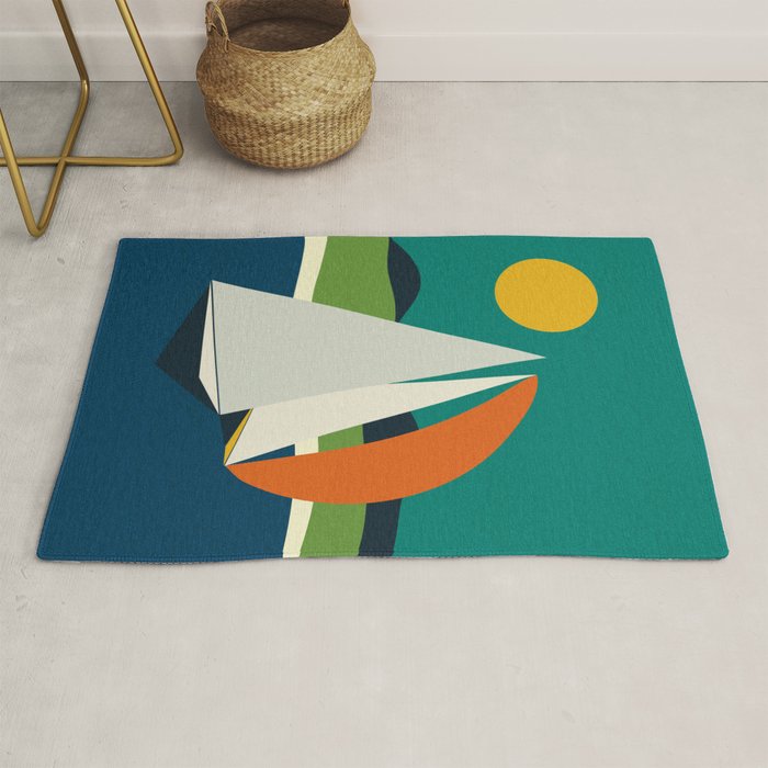 mid century sails Rug Gallery Image 1