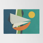 mid century sails Rug Gallery Image 2