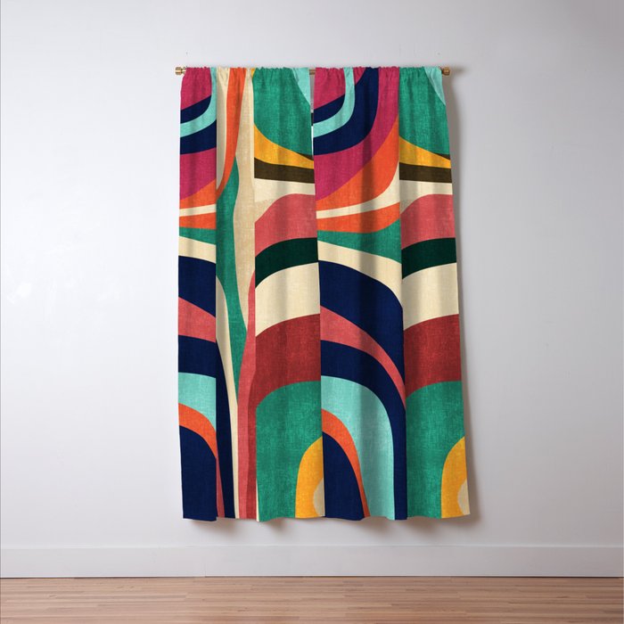 Impossible contour map Window Curtain Gallery Image 3