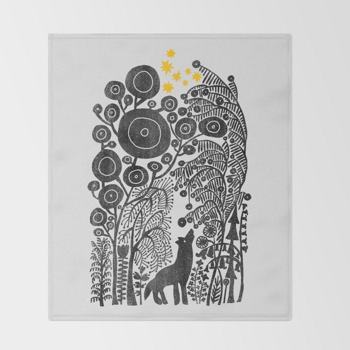 Green lapse Throw Blanket Gallery Image 2